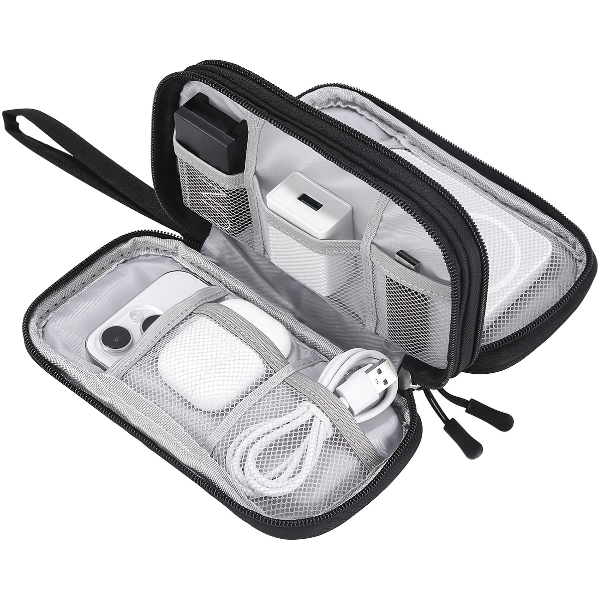 Cable Organizer Bag Electronics Travel Portable Storage Pouch For Charger Usb Cable Power Bank Accessories Case