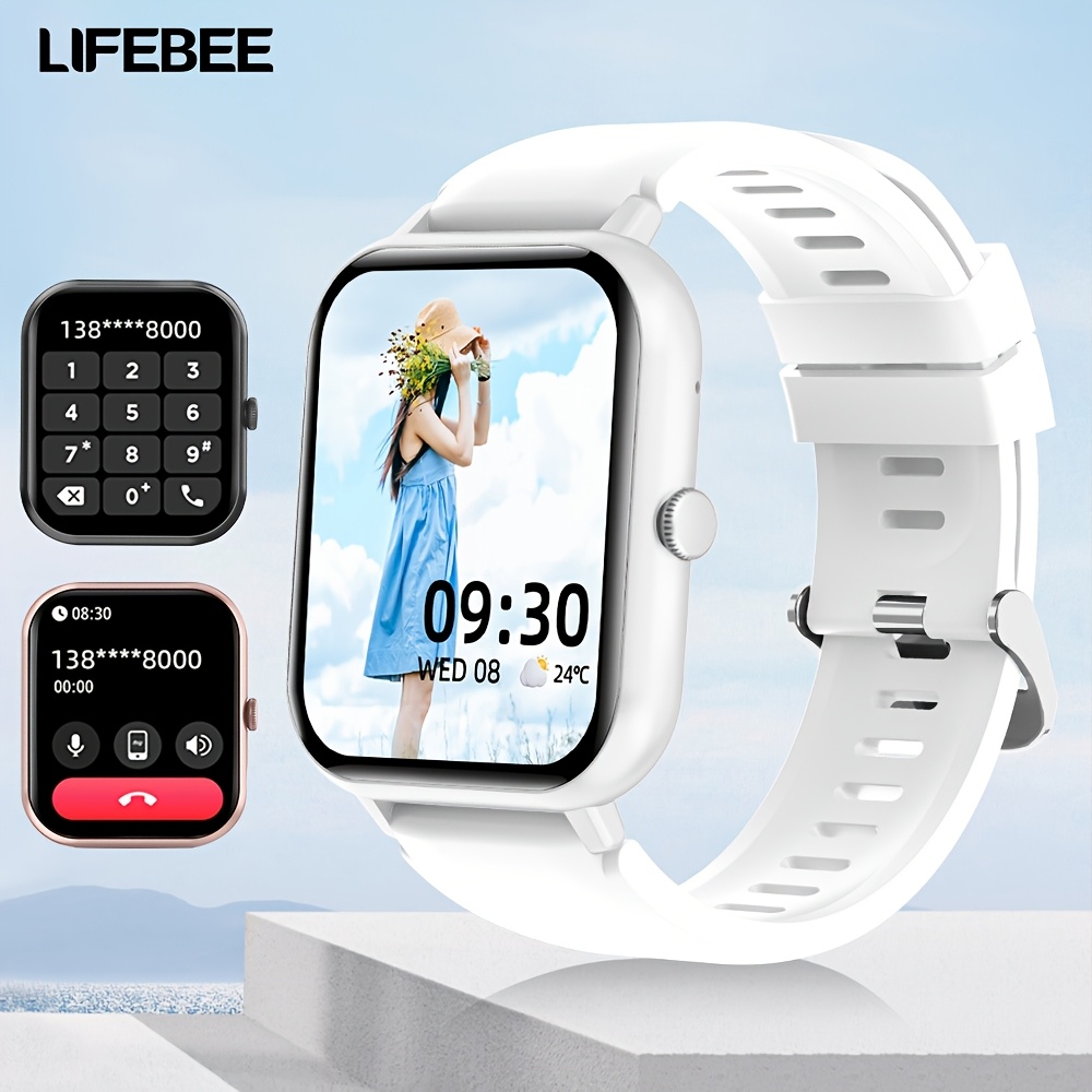 Image of Lifebee 2024 New Smartwatch For Men And Women Gift, 1.83 Inch Full Screen Smartwatch With Answer/make Calls For Phone, Smar With 100+ Exercise , Pedometer, Distance