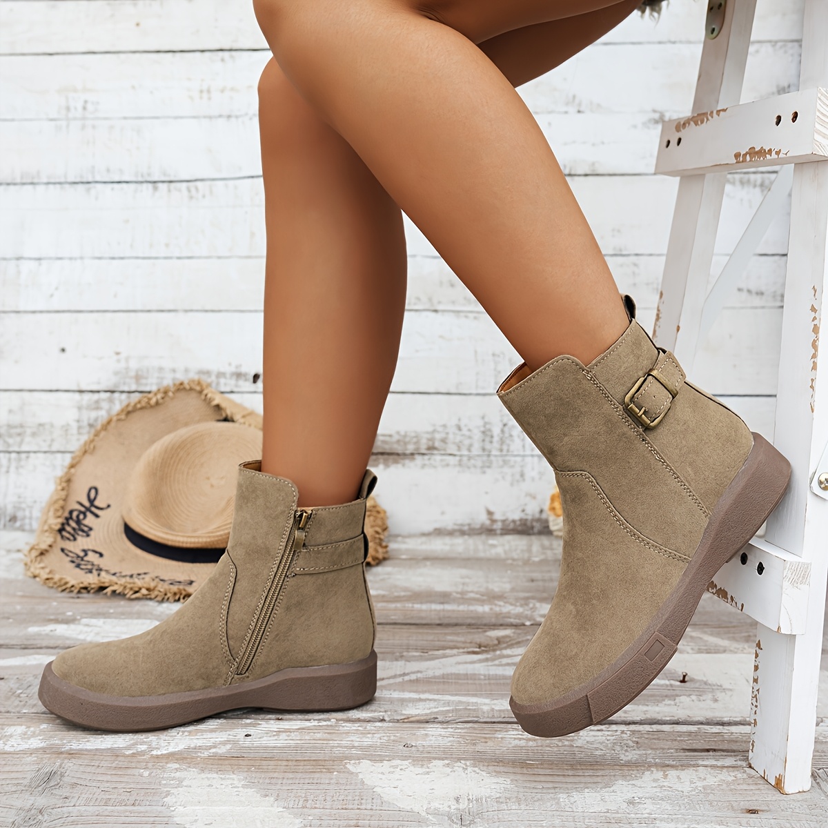 

's Ankle Boots - , Mid-, Toe , -