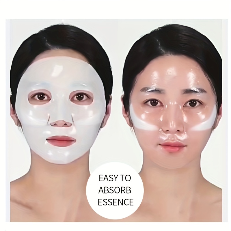 5pcs deep collagen lifting masks hydrating firming alcohol free hypoallergenic for all light beige types   transparent     0