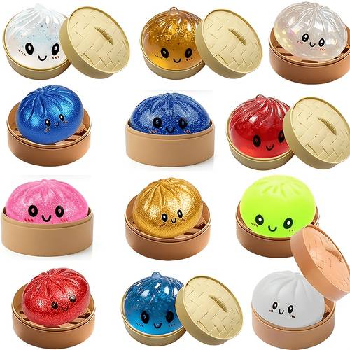 photo de l'article ensemble de jouets mignons et , nouveau lot de 2026 de balles -stress pain déformables, qui aide à détendre et , très adapté cadeau pour halloween, thanksgiving ou noël, ou cadeau de fête (couleur aléatoire)