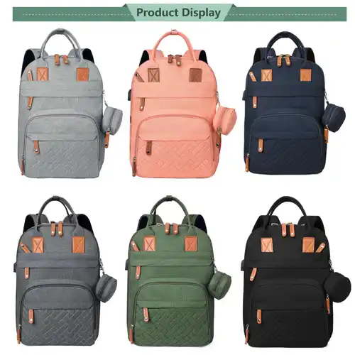 diaper bag backpack maternity nappy changing bags for boys girls multifunction travel back pack with stroller straps pacifier case travel tote registry search shower gifts essentials items for mom