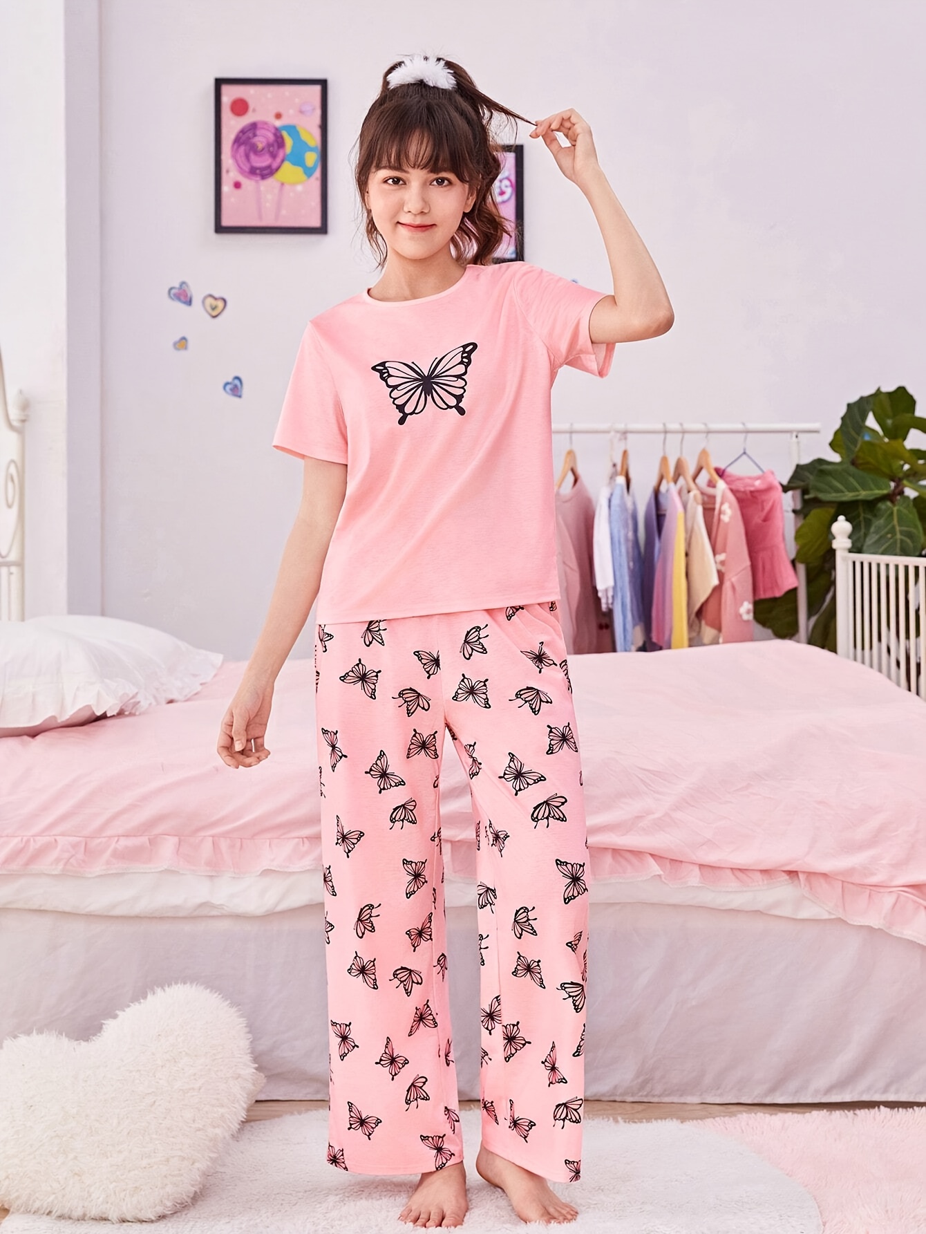 Pijama One Piece Hombre - Conjunto De Camiseta Manga Corta Y Pantalón Largo, 100% Algodón, Diseño Luffy, Tallas Varias