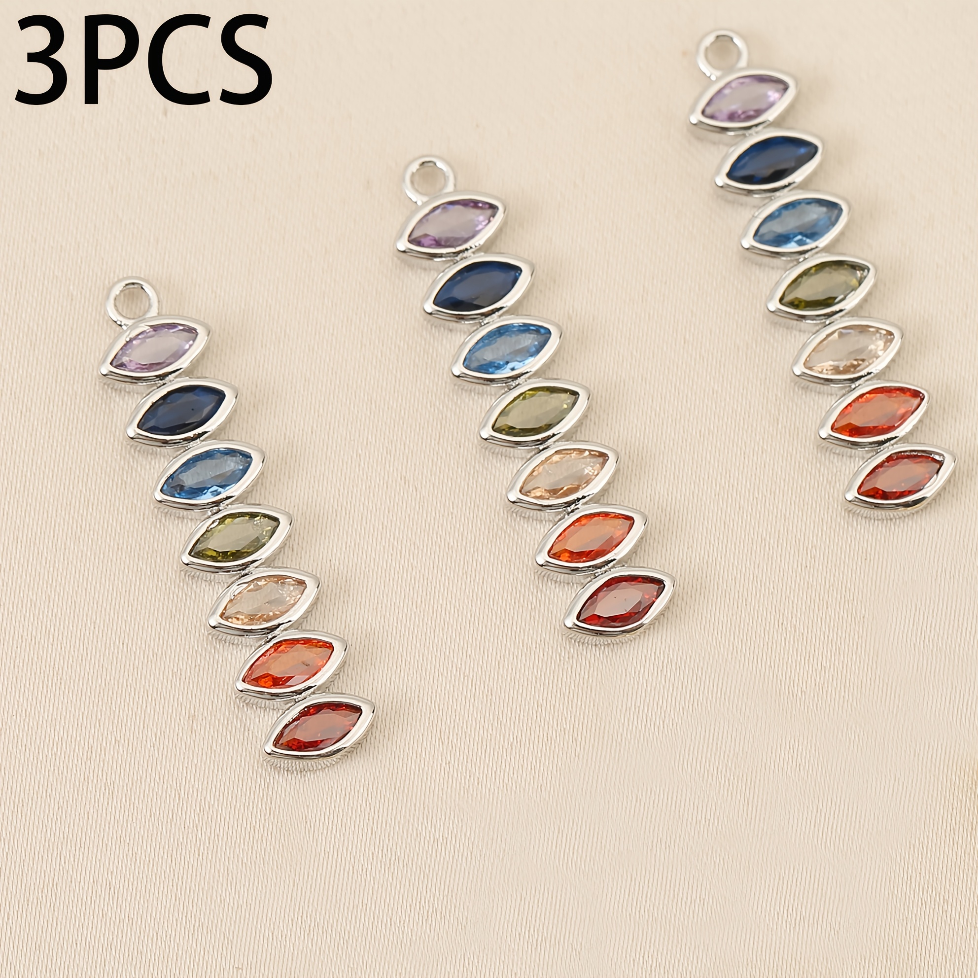 Copper-Made Bohemian Geometric Long Strip Pendant for DIY