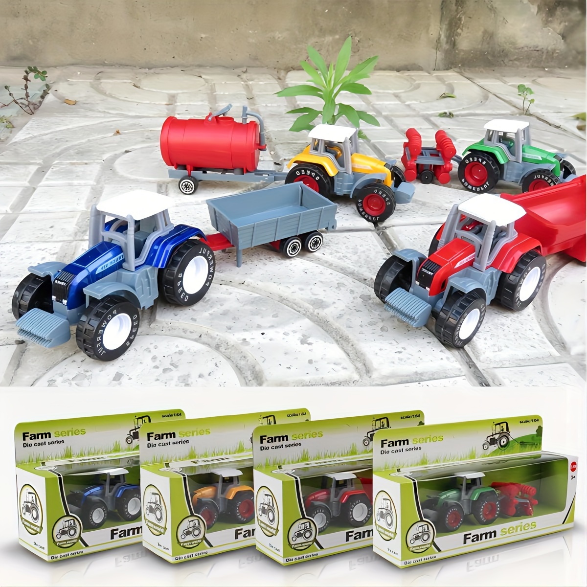 

Classic Mini Engineering Car Toys Tractor Farm Vehicle Model Boy Toys Gift Toys Dump Truck Model Boy Toy