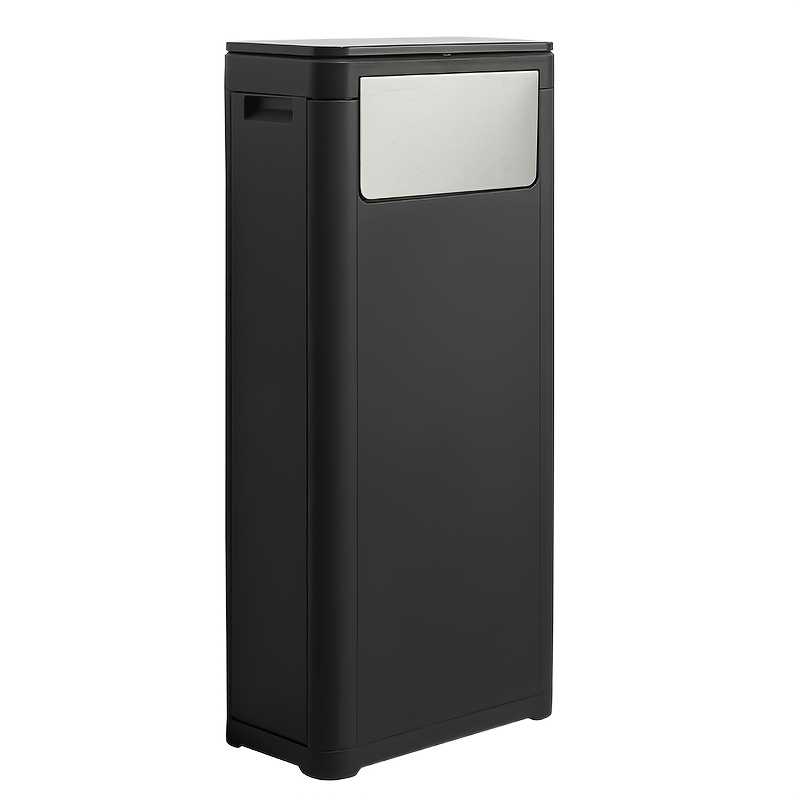 Image of Large-capacity Plastic Sanitary Bucket With Dual Opening Lid For Public Places, Suitable For Outdoor Kitchens And Large-scale Garbage Collection