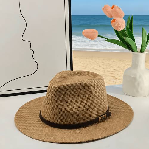 summer panama top hat british hat for men unisex beach hat
