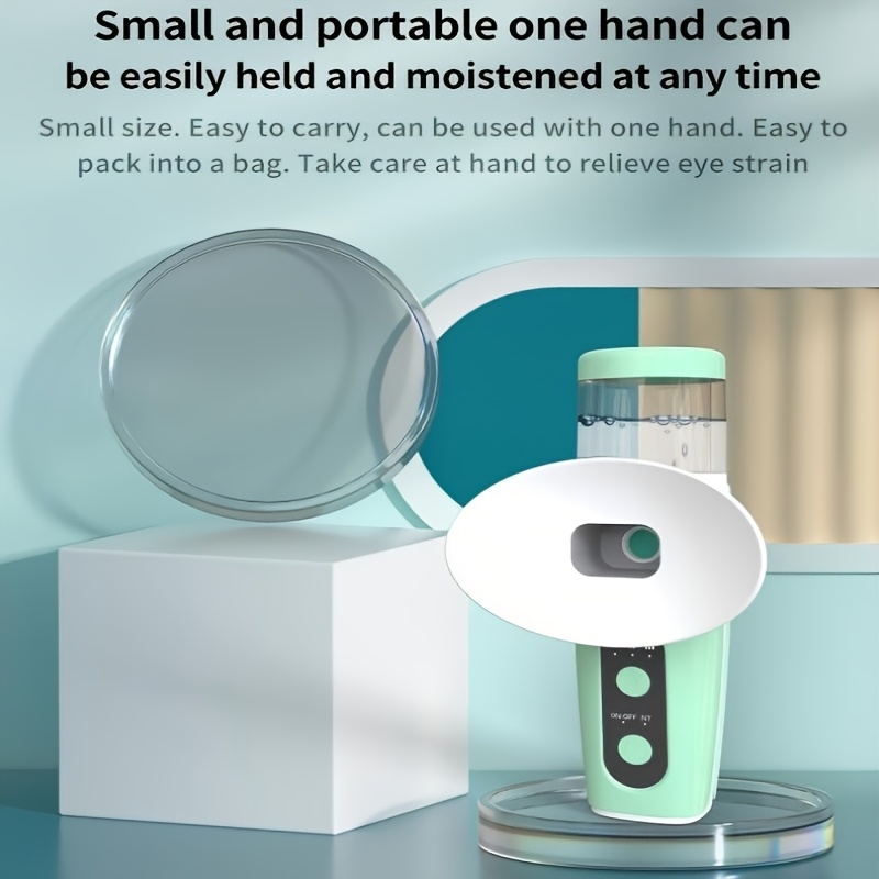 usb rechargeable eye care   long   spray for moisturizing featuring   hot and cold compress options its suitable for home use and     outdoors Product details 6