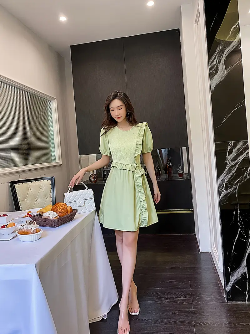 womens elegant green one piece dress casual party wear - Temu Oman womens elegant green one piece dress casual party wear - Temu Oman