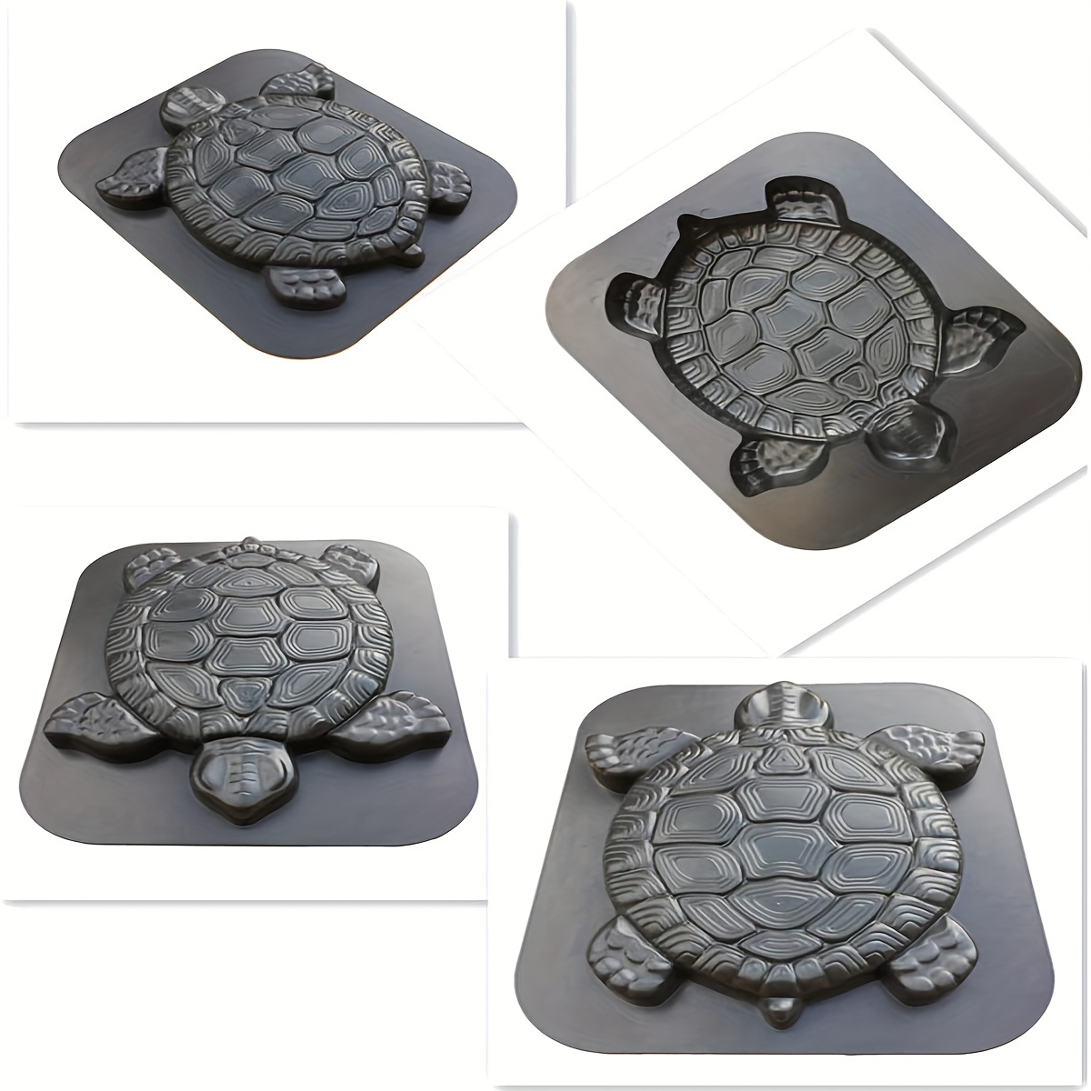 

Turtle Stepping Stone Mold, Plastic Concrete Path Maker, Garden Lawn Driveway Paving Decorative Pavement Mold