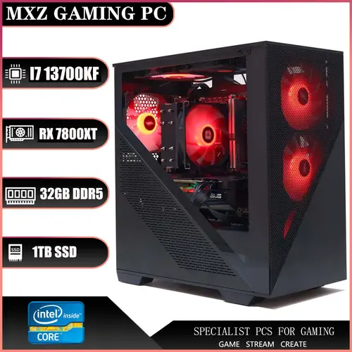mxz core i7 13700kf 5 2ghz geforce 4060 gaming pc 32gb ddr5 6000mhz kc3000 m 2 ssd 1t 2t b760 6rgb fans gamer desktop computer 4060 4080s 4070