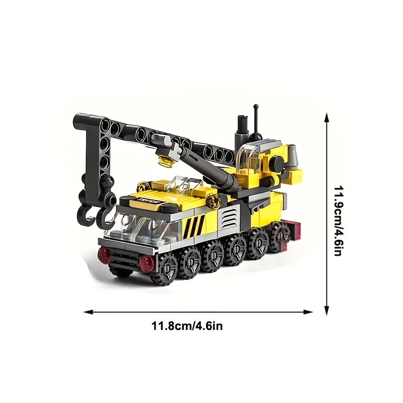 142pcs Mini Building Block Construction Set, 6-in-1 Educational Model