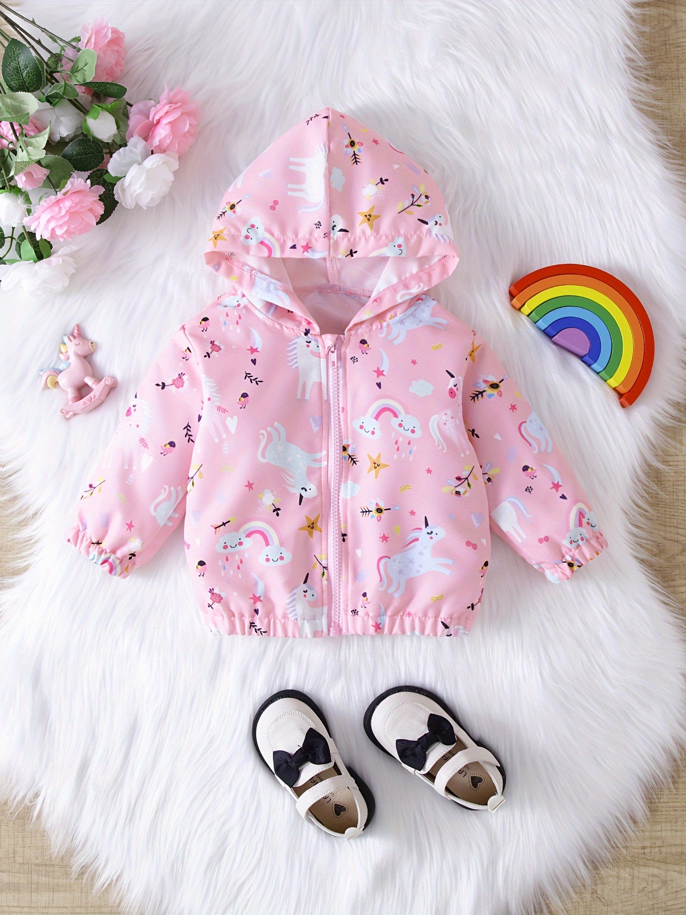 Girls unicorn coat best sale