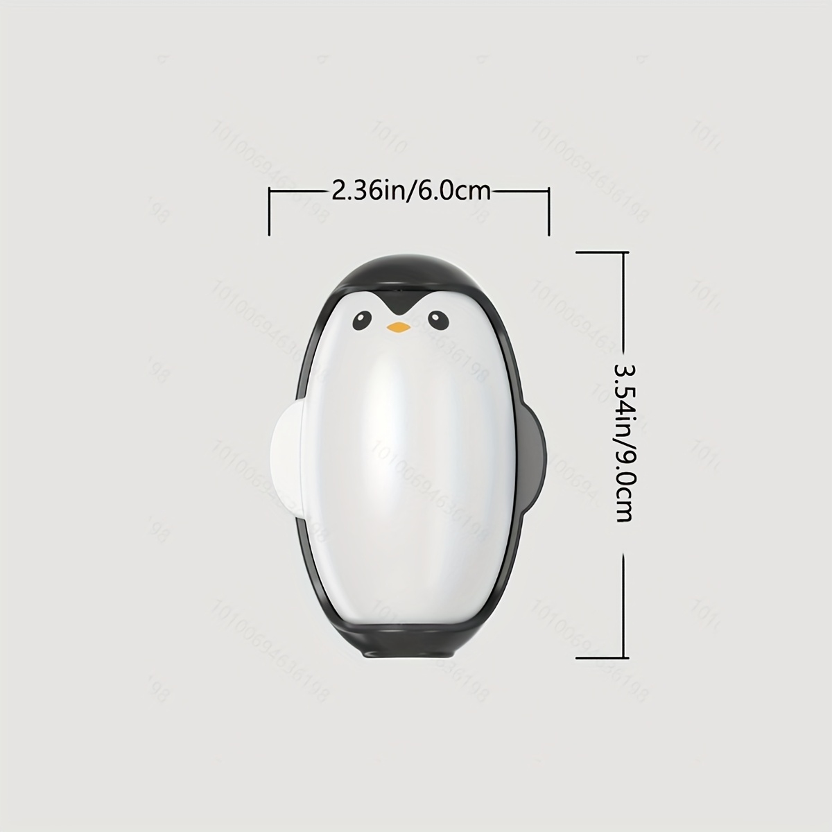1pc Cute Penguin Reusable Pet Hair Remover Roller - Washable, Strong For Fur, Portable Lint Brush For Clothes And Furniture