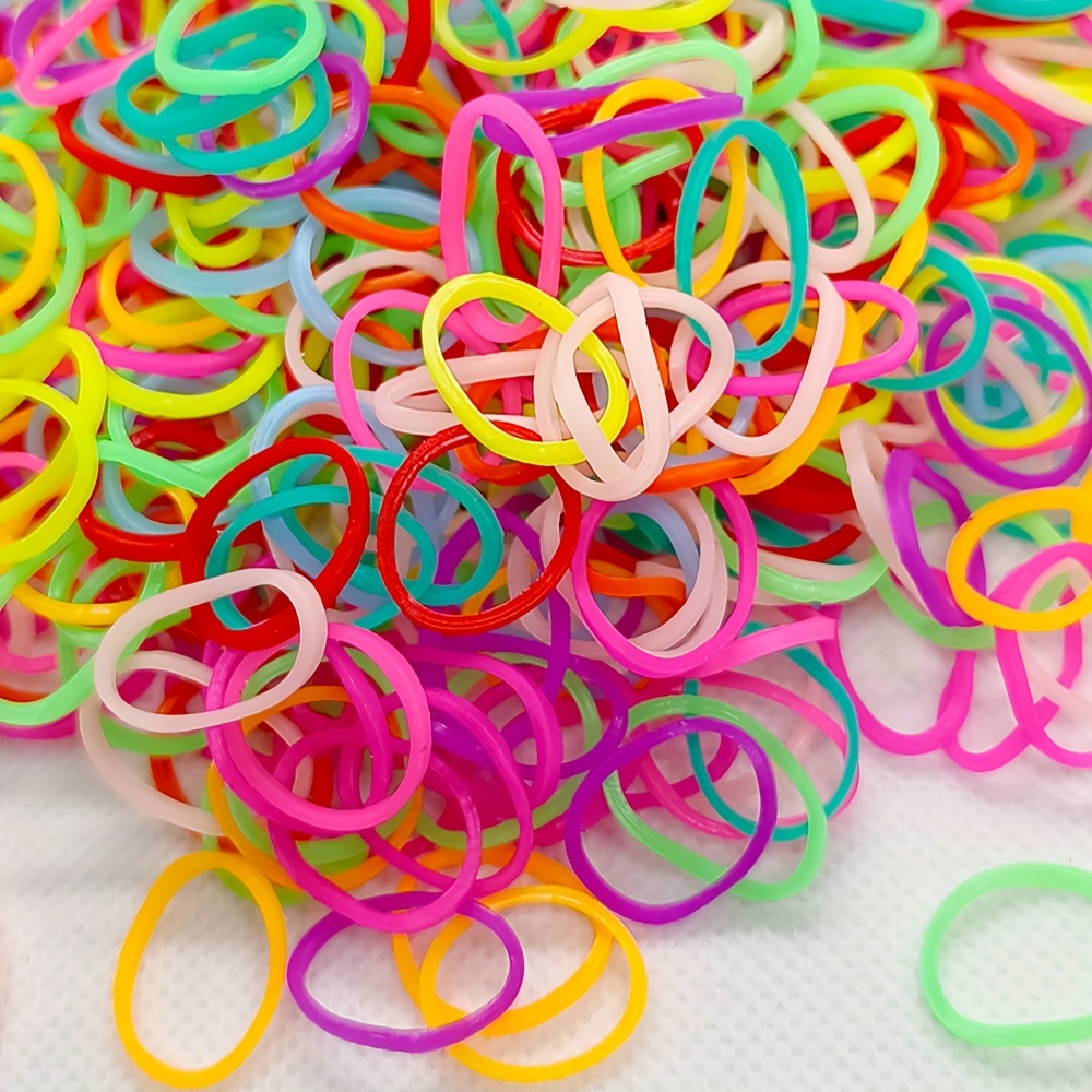 Diy Loom Bands Kit 40 Colors Colorful Rubber Bands Looming - Temu
