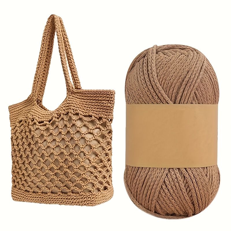 3 rolls 2mm 0 08 inch round yarn hollow   supplies crochet thread multi functional yarn combed yarn high quality thread smooth texture craft yarn crochet handmade bag hat suitable for   crochet enthusiasts