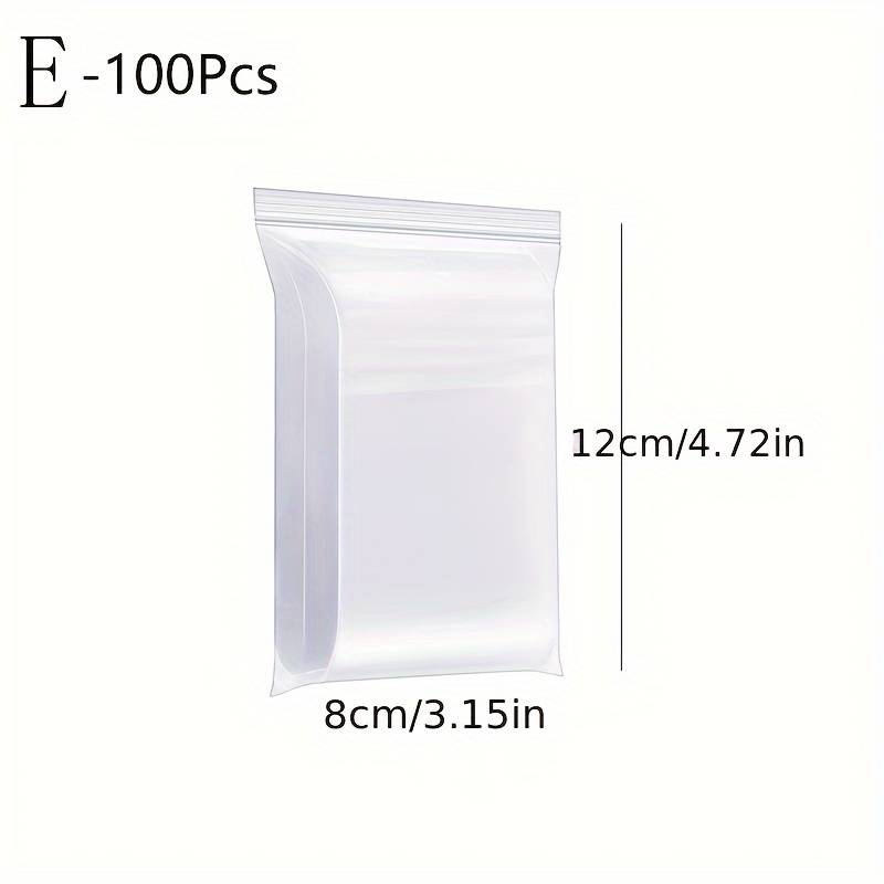 Heavy Duty 4Mil Clear Reclosable Zipper Bags - Top Lock Zip Seal, Multiple Sizes