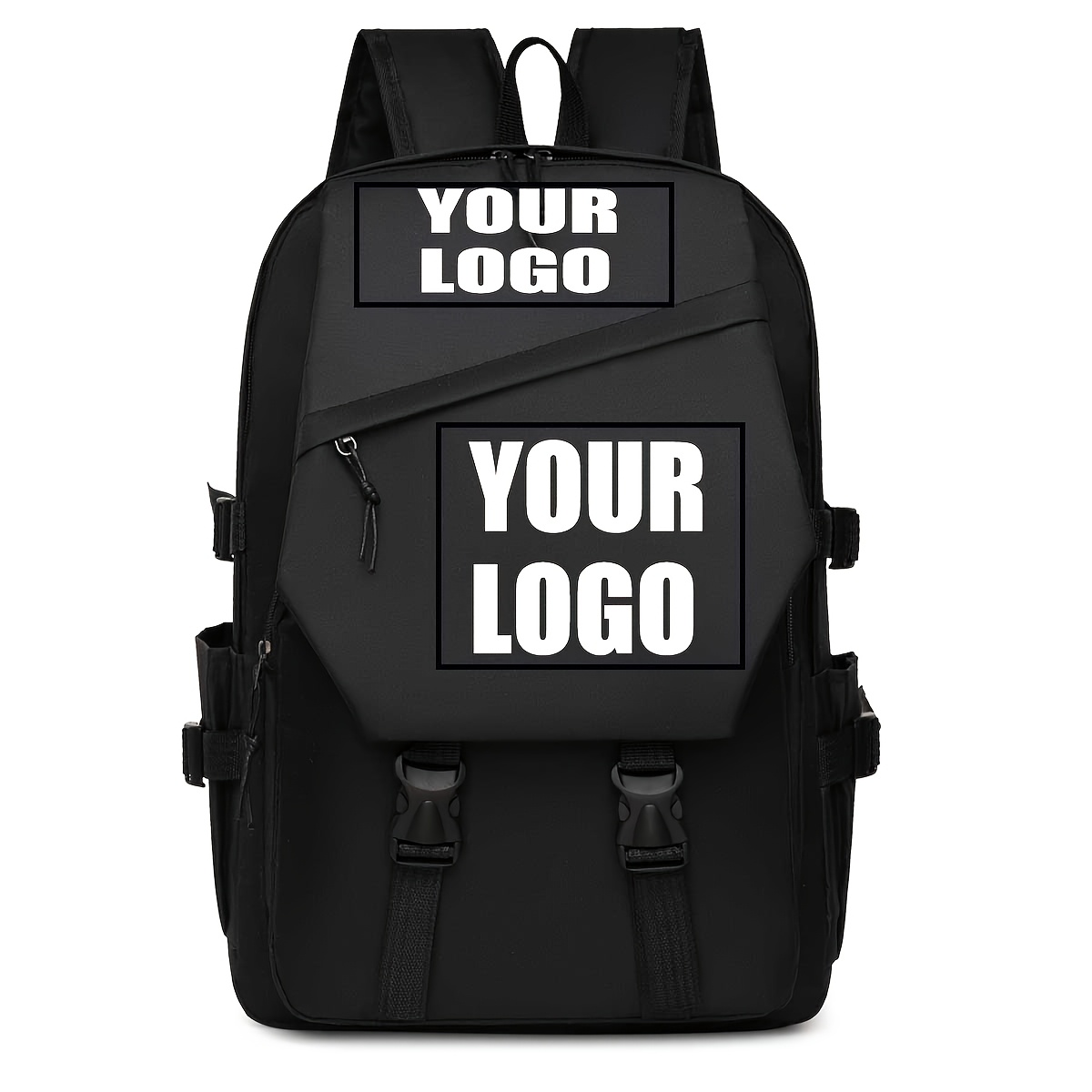 TEMU Customizable Men's Backpack With Name/logo/photo Option, Featuring A Fashionable And . Personalized Customization Available. Made Of Nylon