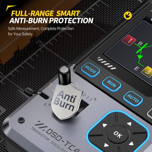 3 in 1 handheld digital oscilloscope transistor tester source portable electronic tester tools