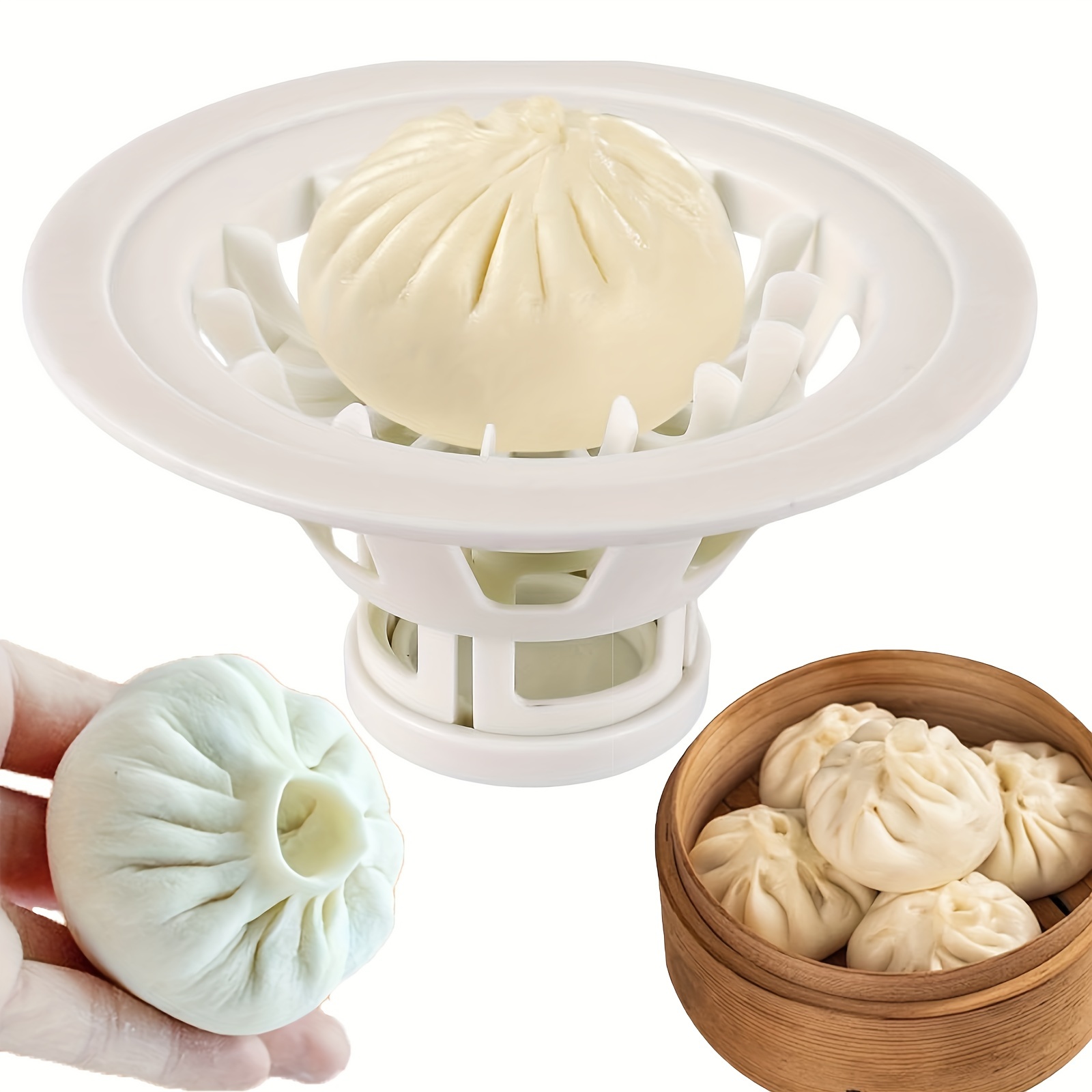 1pc easy release non stick dumpling mold baozi maker food safe plastic quick gadget for baking and cooking no battery required details 0