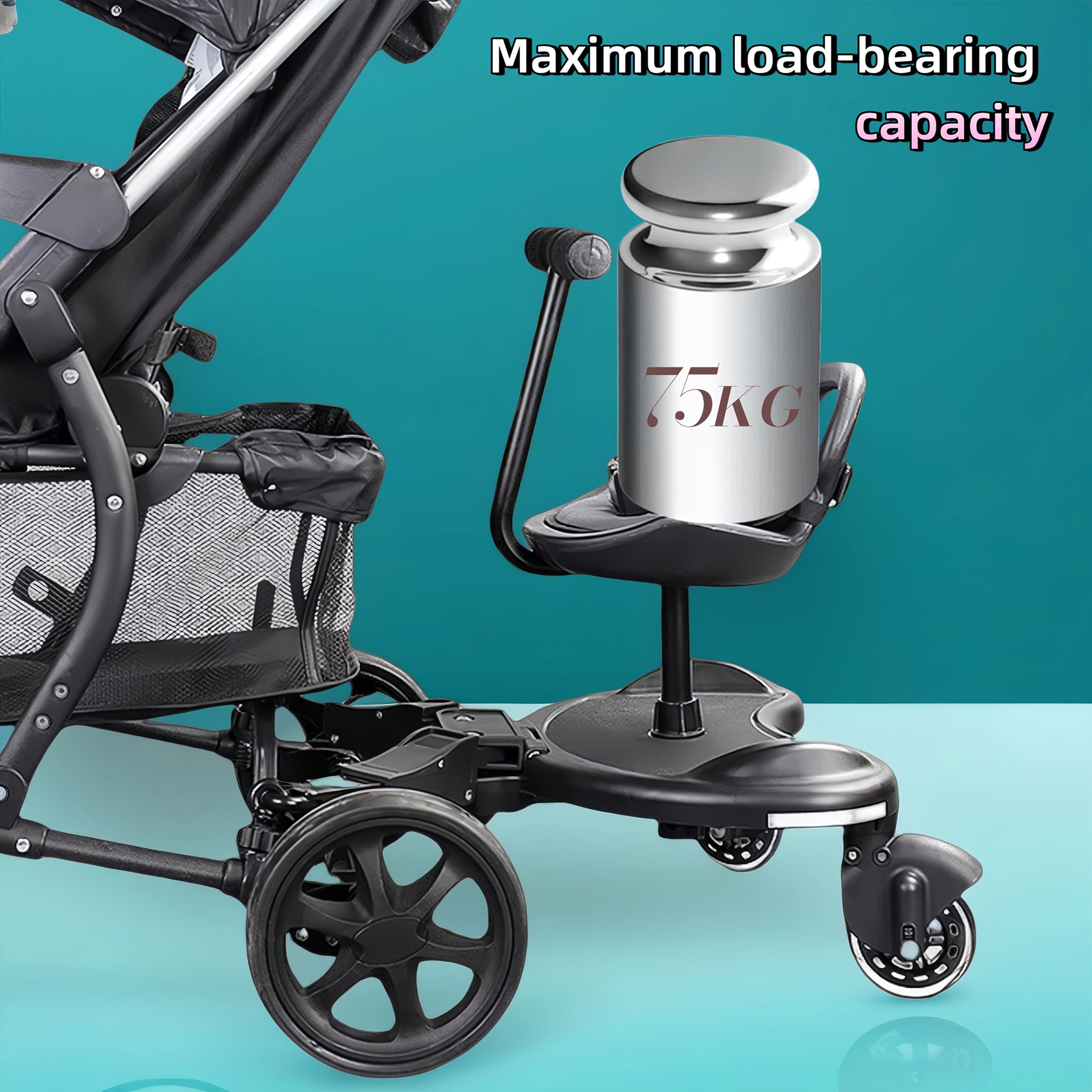 universal 2 in 1 stroller board stroller attachment toddler - Temu Belgium