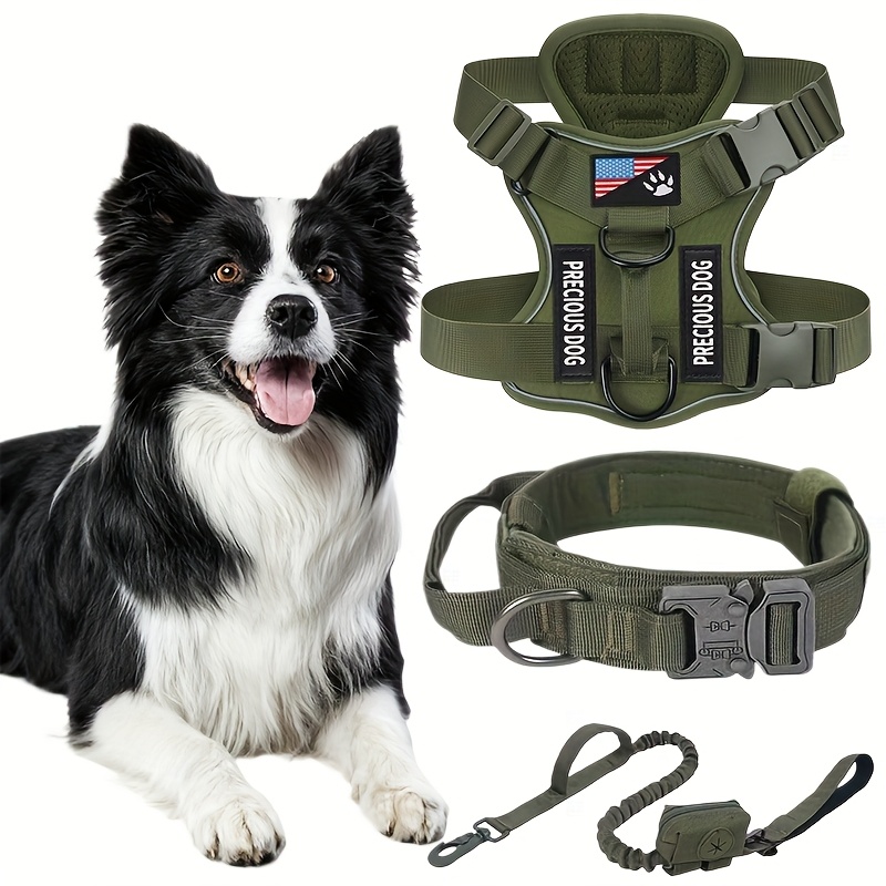 X21 Tactical Three-Piece Set: Harness, Collar, and Leash