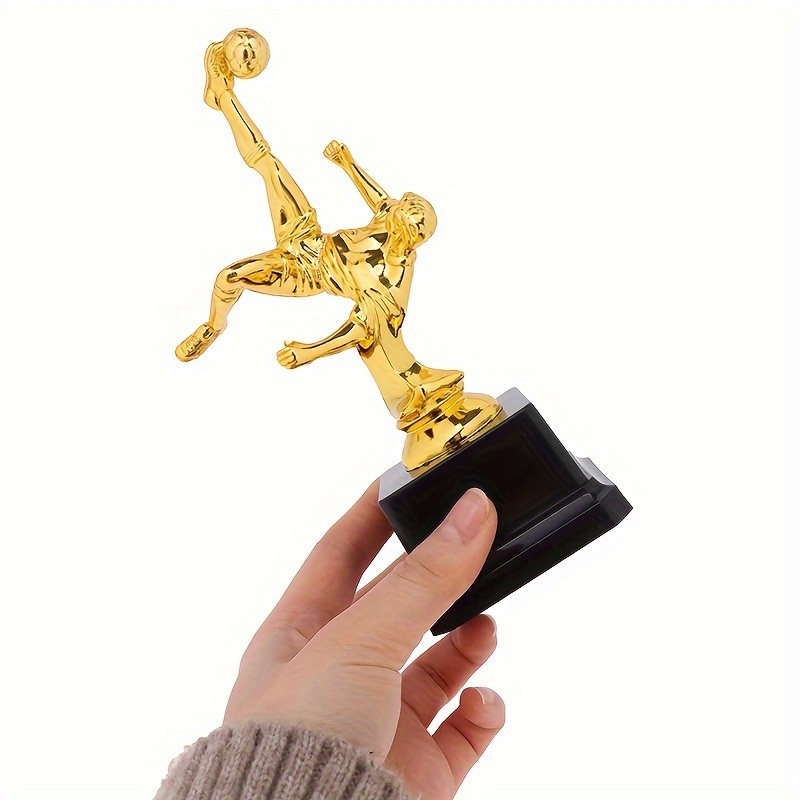 mini soccer trophy perfect for home decor office desk bookshelf display ideal gift for sports fans details 0