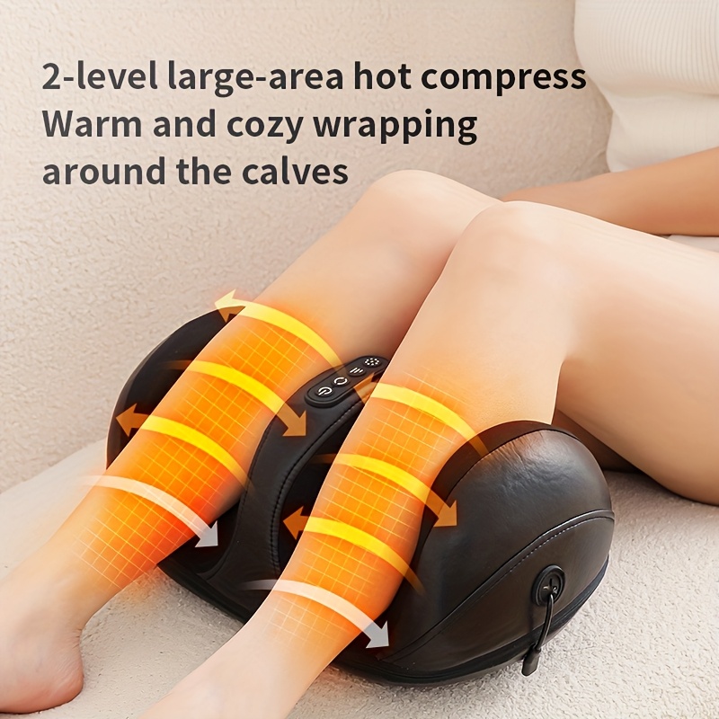 Foot Massage Machine Rechargeable Calf Massager Fully Automatic Kneading Foot Soles Pedicure Device