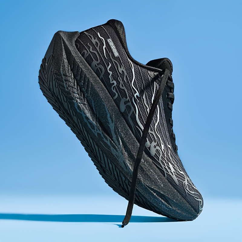 True Explosive Running Shoes 2026 New Model Soft-Soled Sports Carbon Plate Running Shoes Fluorescent Youth Sports Shoes for Physical Education Exam Shock-Absorbing Rebound Carbon Plate Running Shoes for Both Men And Women