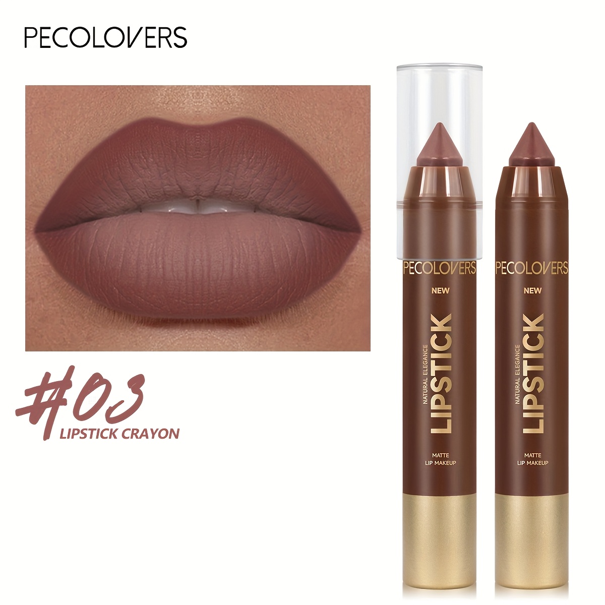 Red Lipstick Pencil With Natural Outline Lips Lipliner Pen - Long-lasting , Velvet Lip Glaze, Plump Cup Design For Full, Lips, Lip Makeup