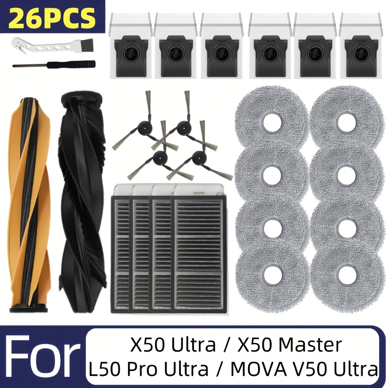 26-delni dodatkov, primeren za Dream X50 Ultra Complete / L50 Pro Ultra / L50 Ultra / X50 Master / L40s Pro Ultra / V50 Ultra Complete sesalnik: