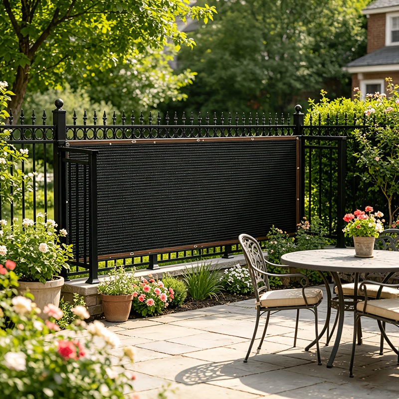 2d flat 2d flat 1 roll heavy duty balcony privacy screen 90 high shading rate and uv protection for apartment railing porch terrace platform pool multi color  
