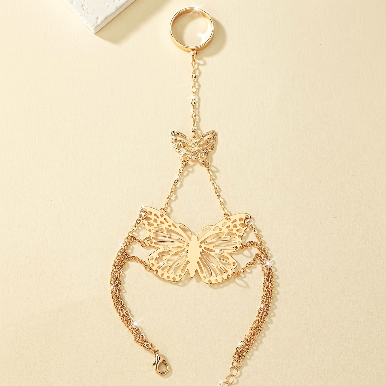 Sexy Butterfly Link Bracelet Iron for Parties & Vacations Spring Accessory