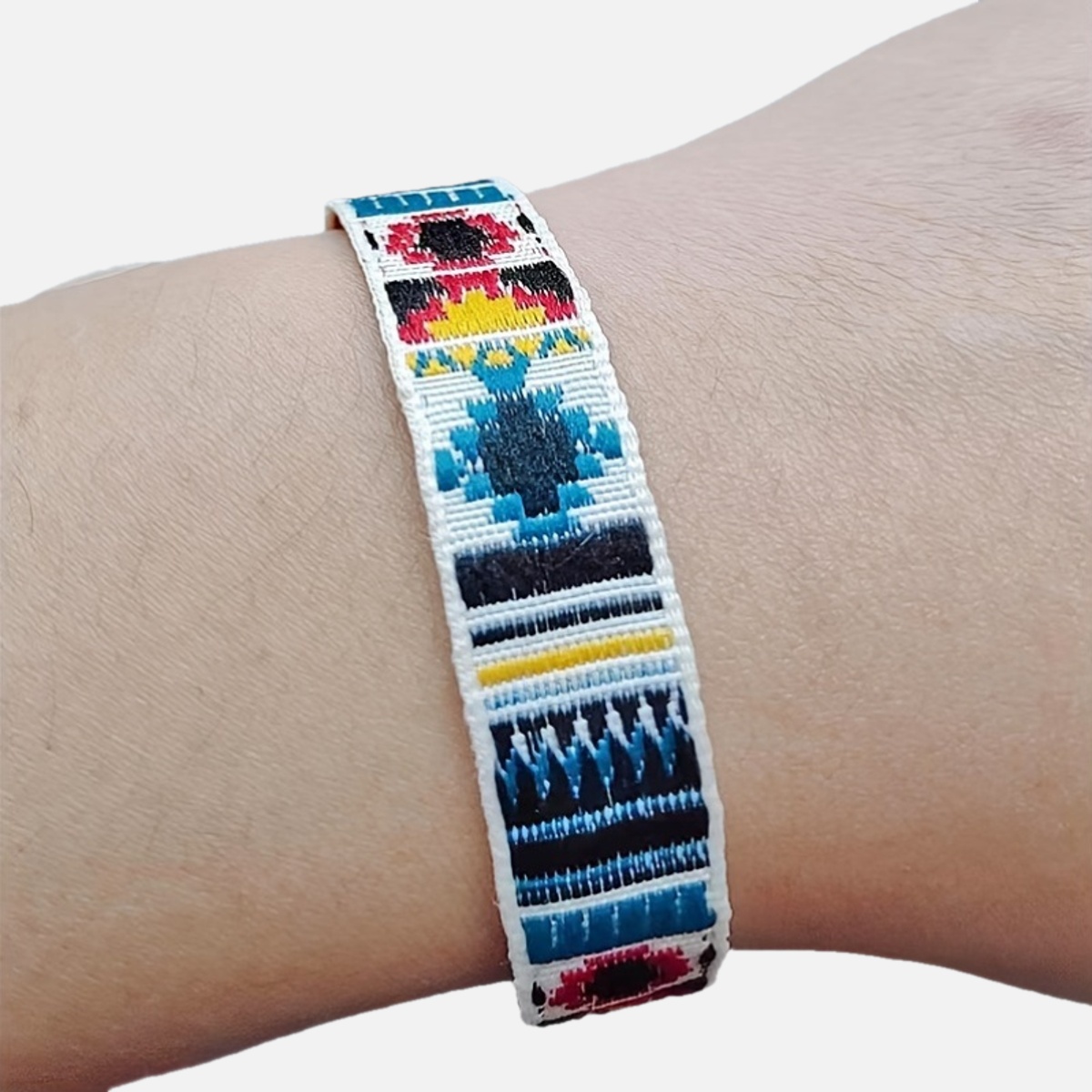 Boho Tribal Handwoven Bracelet Polyester