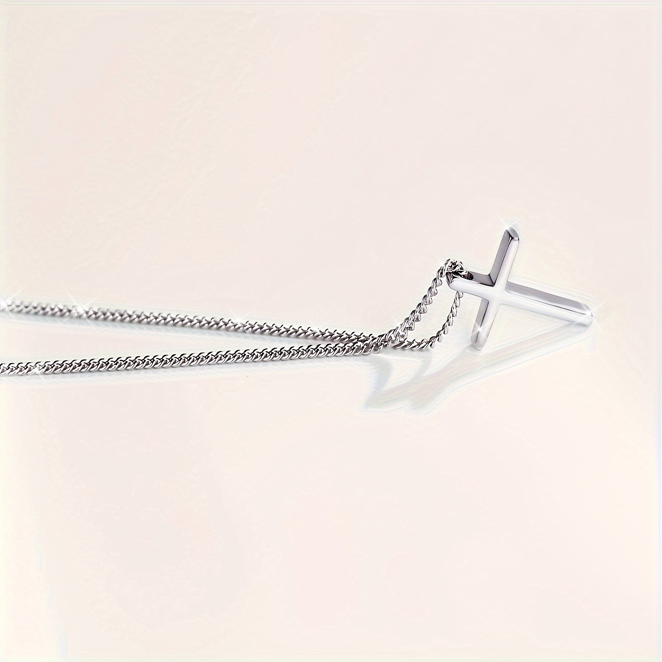 Minimalist Cross Pendant Necklace