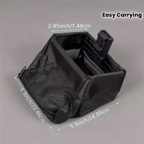 hunting ammunition storage bag brass shell capture net hunting collector quick storage designed hunting accessory bag for easy carrying and storage