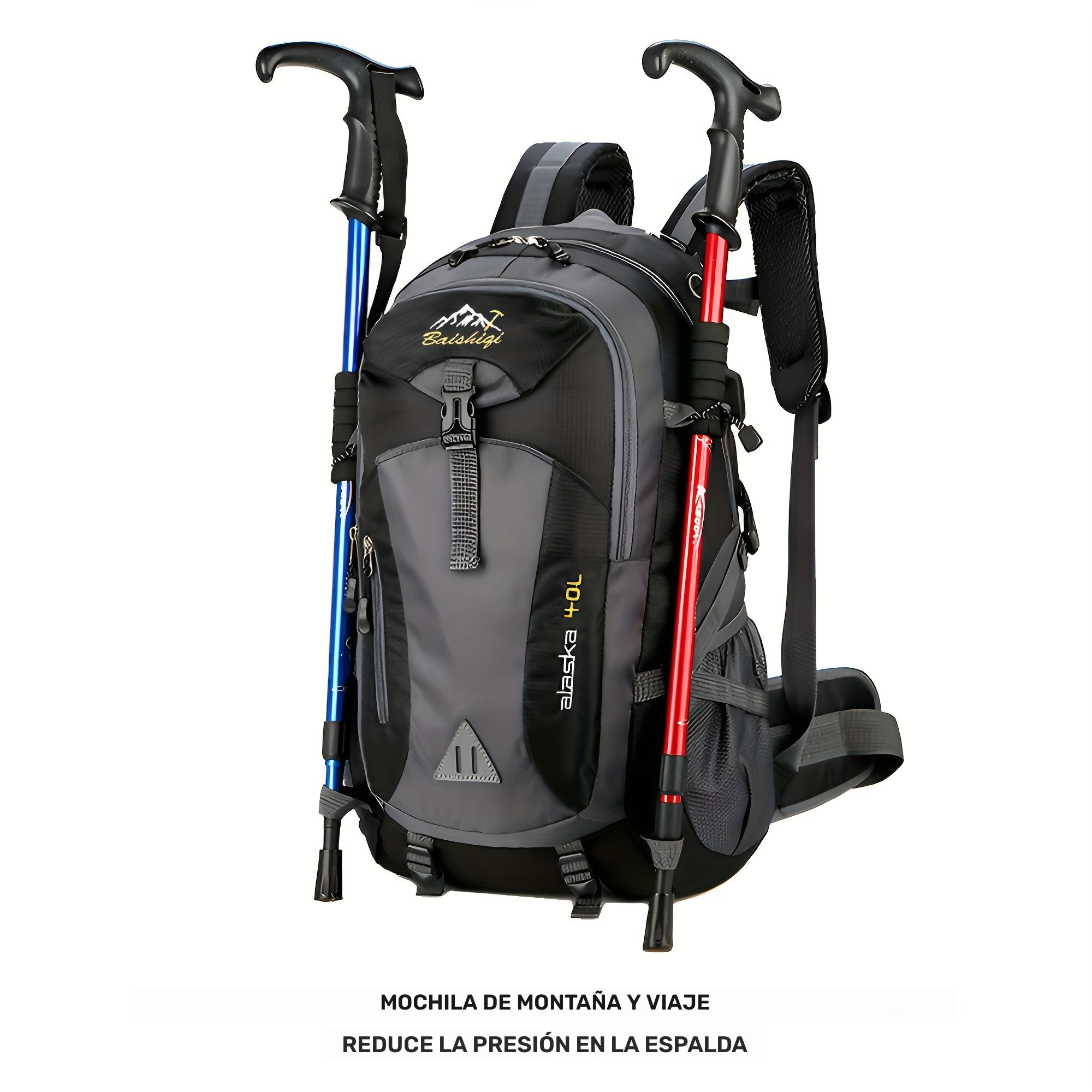 Mochila multifuncional de gran capacidad para exteriores, bolsa de montaña resistente y ligera, mochila para senderismo, bolsa deportiva para entrenamiento, bolsa de viaje elegante, bolsa ligera para ciclismo - Imagen 12