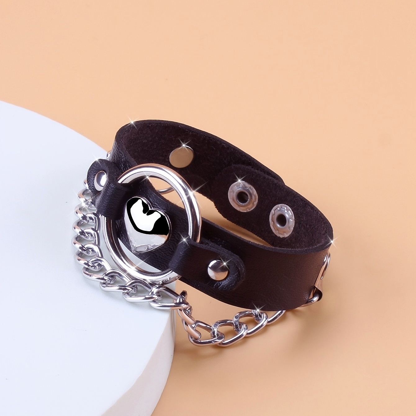 Adorable Love Chain PUPU Leather Bracelet
