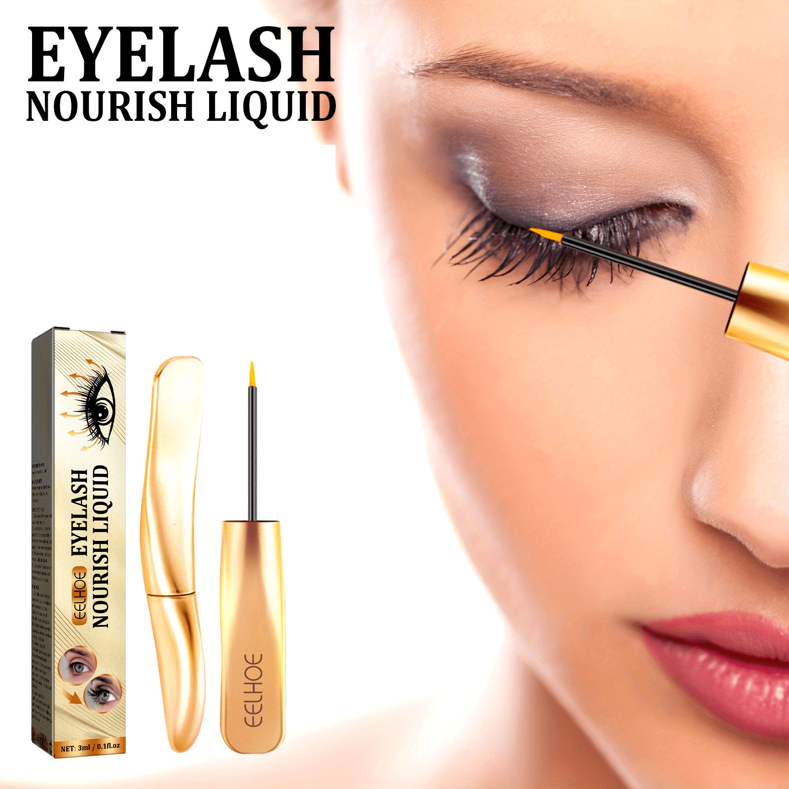 3ml Moisturizing Liquid Black Curly Natural Beautiful Long Thick Eyelash