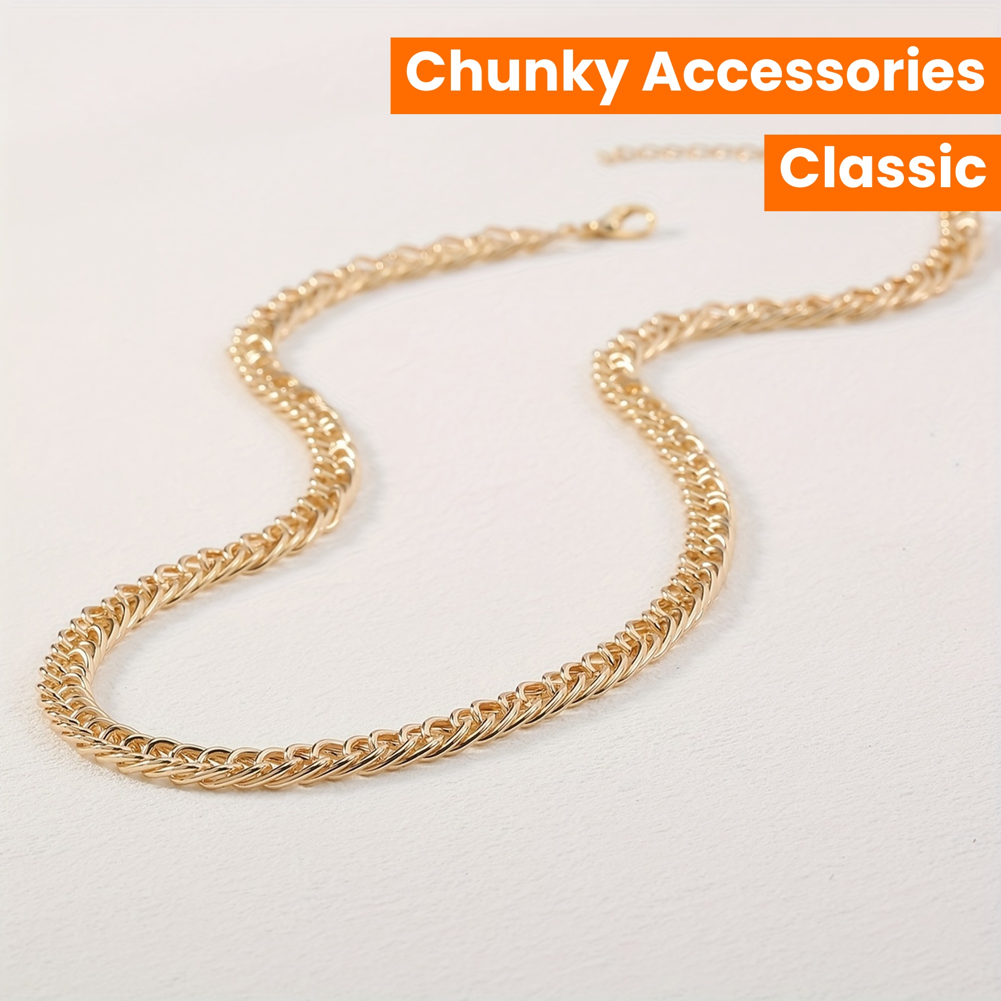 Life Tree Pendant Necklace Cuban Link Chain Chunky Statement Accessories