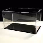 可拆卸亚克力展示柜,透明防尘展示盒,非常适合放置小雕像、手办,收藏品等,有多种规格可供选择