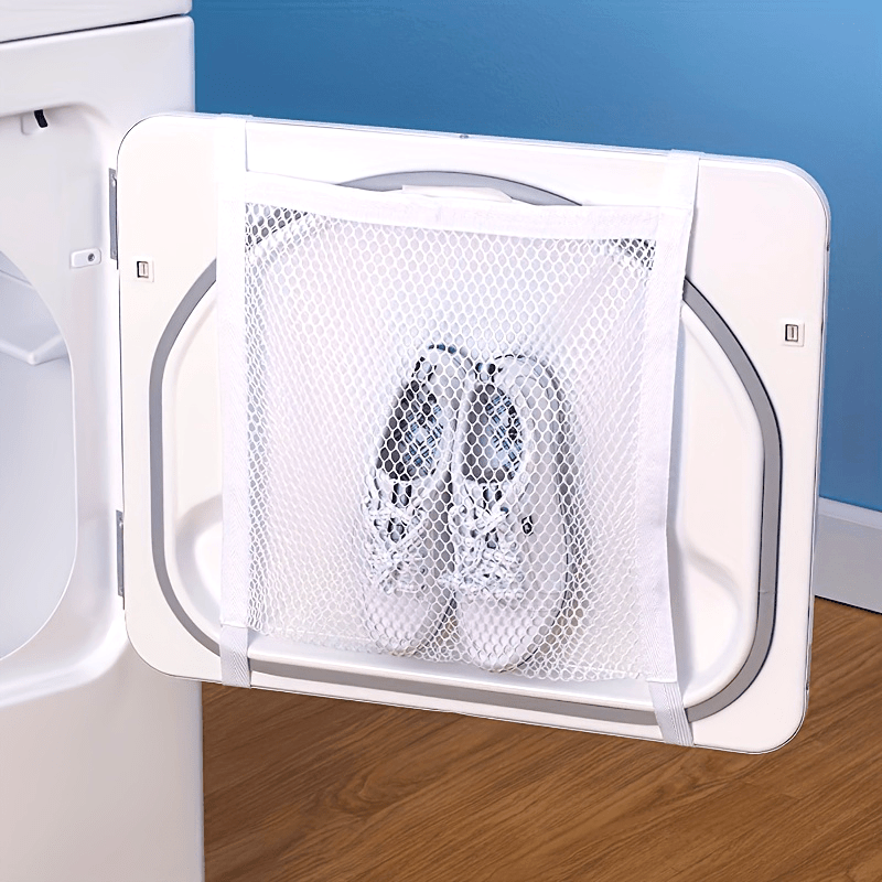 1  design sneaker dryer wash bag w elastic straps for shoes clothing laundry