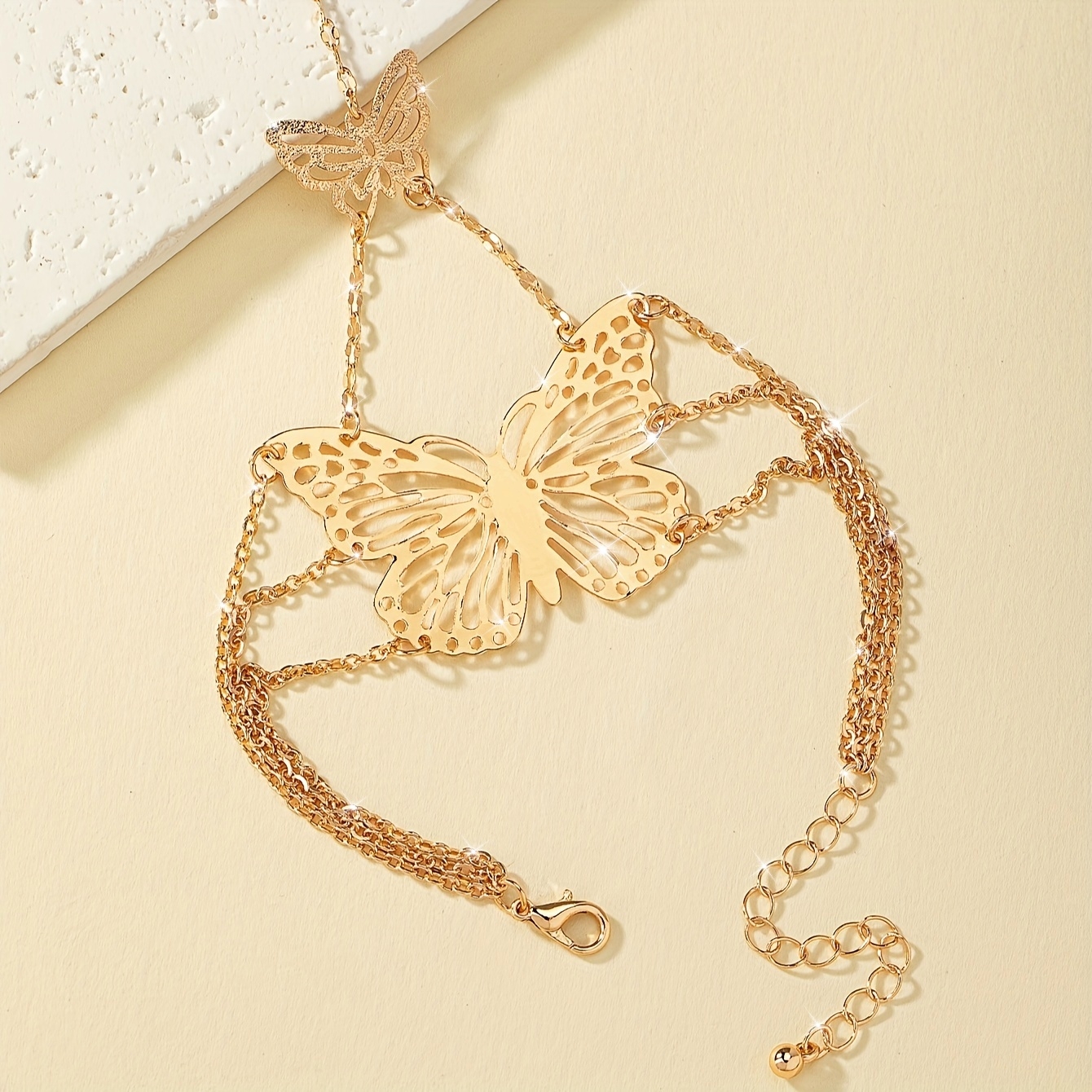 Sexy Butterfly Link Bracelet Iron for Parties & Vacations Spring Accessory