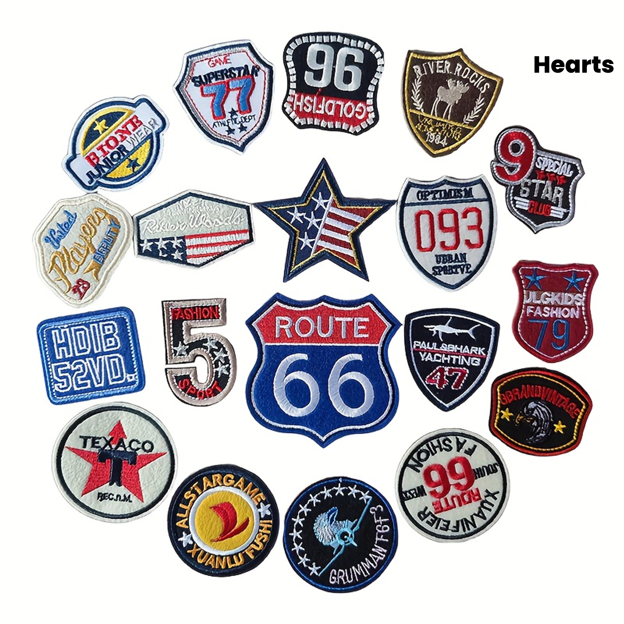 ensemble 19 patches durable facile à appliquer fer