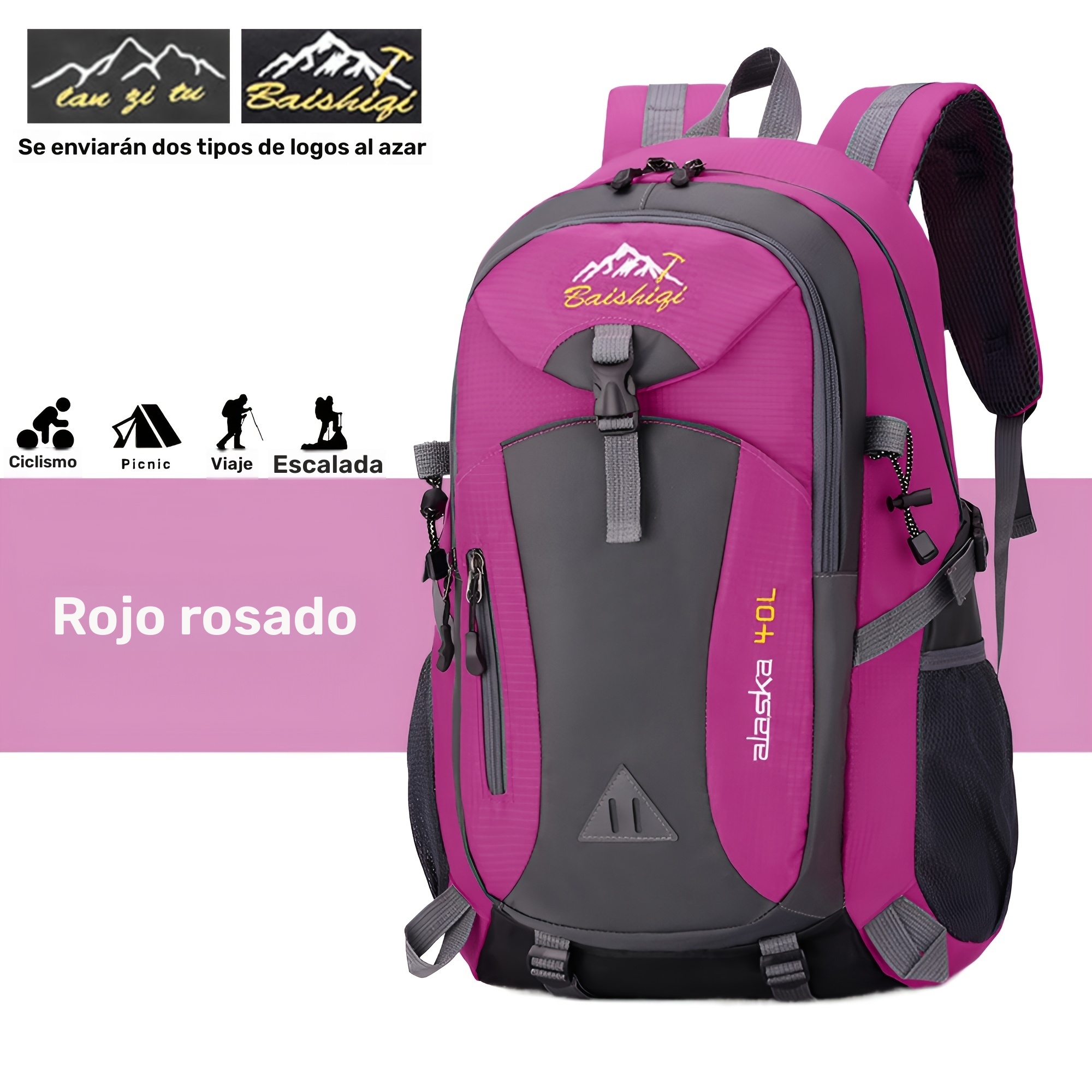 Mochila multifuncional de gran capacidad para exteriores, bolsa de montaña resistente y ligera, mochila para senderismo, bolsa deportiva para entrenamiento, bolsa de viaje elegante, bolsa ligera para ciclismo - Imagen 18