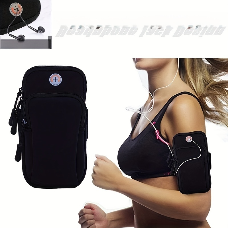 Workout Phone Holder For Women Travel Money Belt Waist Wallet Rfid