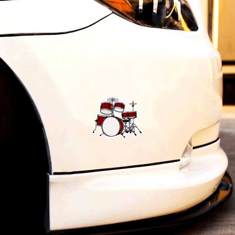 

& Waterproof Vinyl Drummer Decal - Matte , Cars, Motorcycles, Laptops & More | -on, Single-use