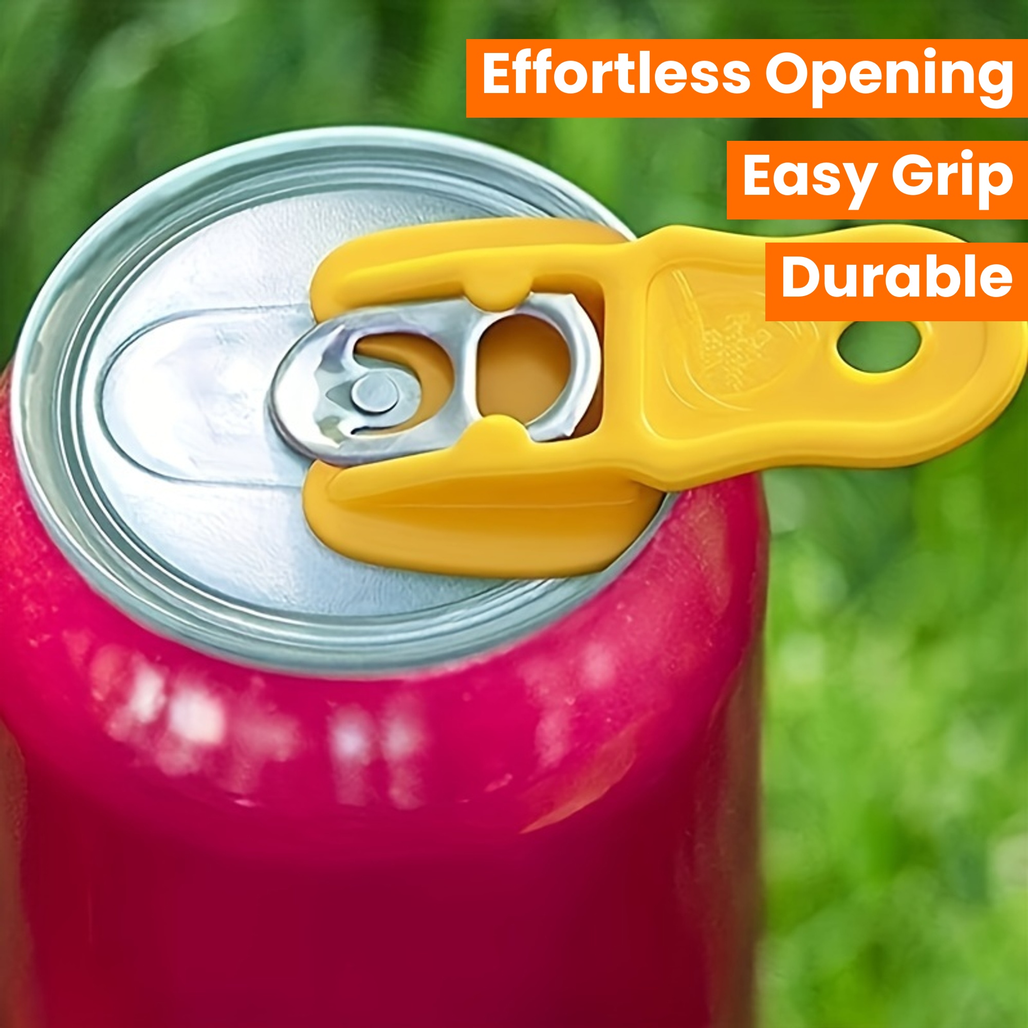 1pc plastic can opener suitable for soda and beer cans easy to grip durable beverage accessory effortless opening beer can accessory functional design   can accessory