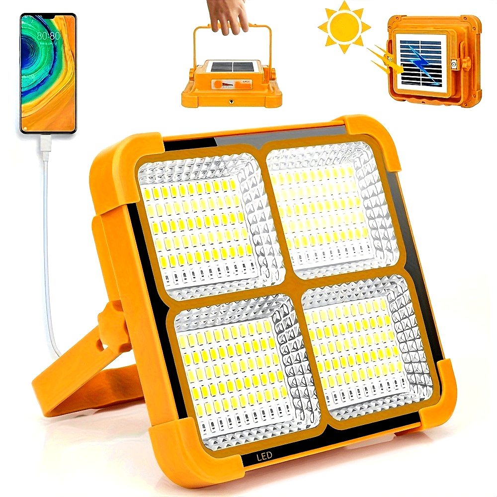  ve açık seyahatleri için aydınlatma sağlayan, manyetik askılı, çift usb ve güneş enerjili, ayarlanabilir parlaklık özellikli, abs malzemeden yapılmış, cilalı metal kaplamalı, şarj edilebilir lityum pil (18650 serisi) ile düşük voltajda çalışan taşınabilir led çalışma lambası. ayrıntılar 1