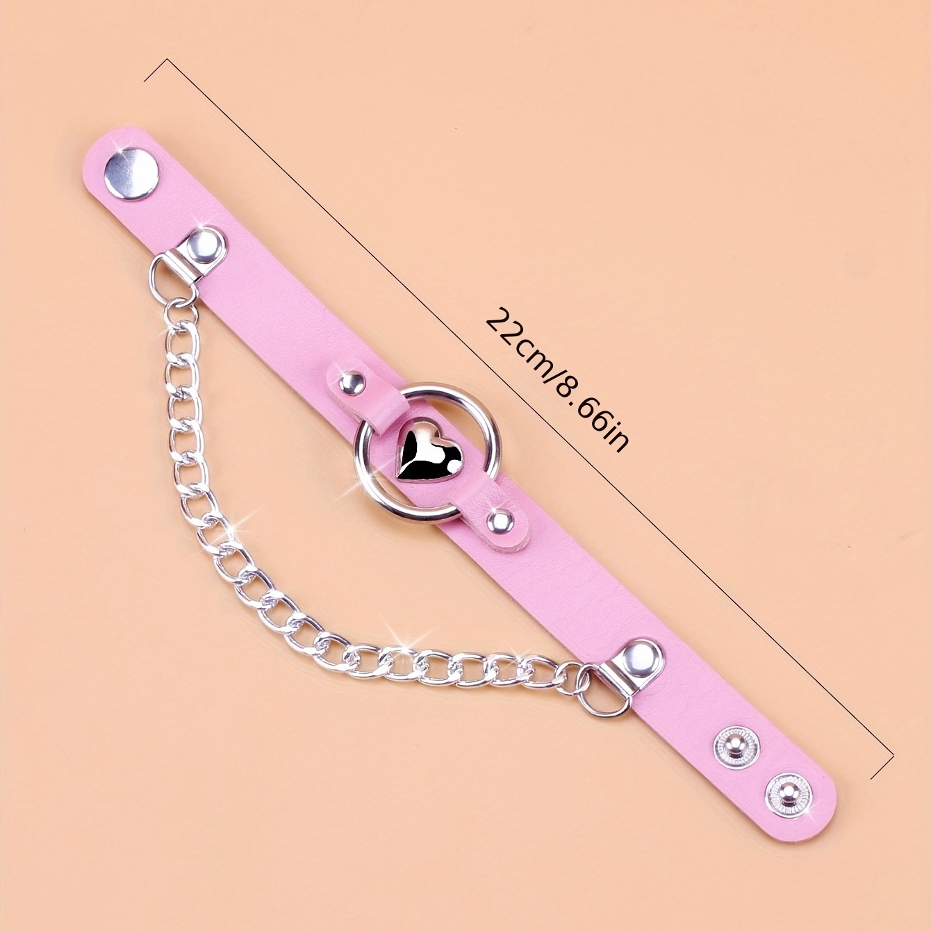 Adorable Love Chain PUPU Leather Bracelet